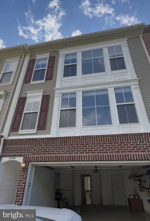 a front view of a building