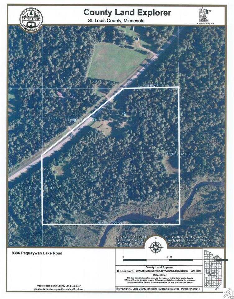 8386 Pequaywan Lake Road Duluth, MN 55803 - Photo 6 of 16 Aerial View of Parcel