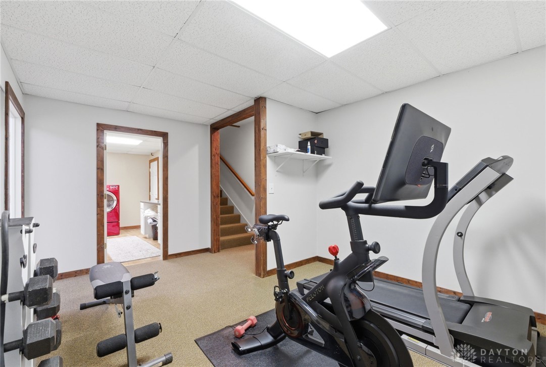 1540 Jasper Road Xenia, OH 45385 - Photo 45 of 91 This dedicated exercise room offers a private space for your fitness routine.