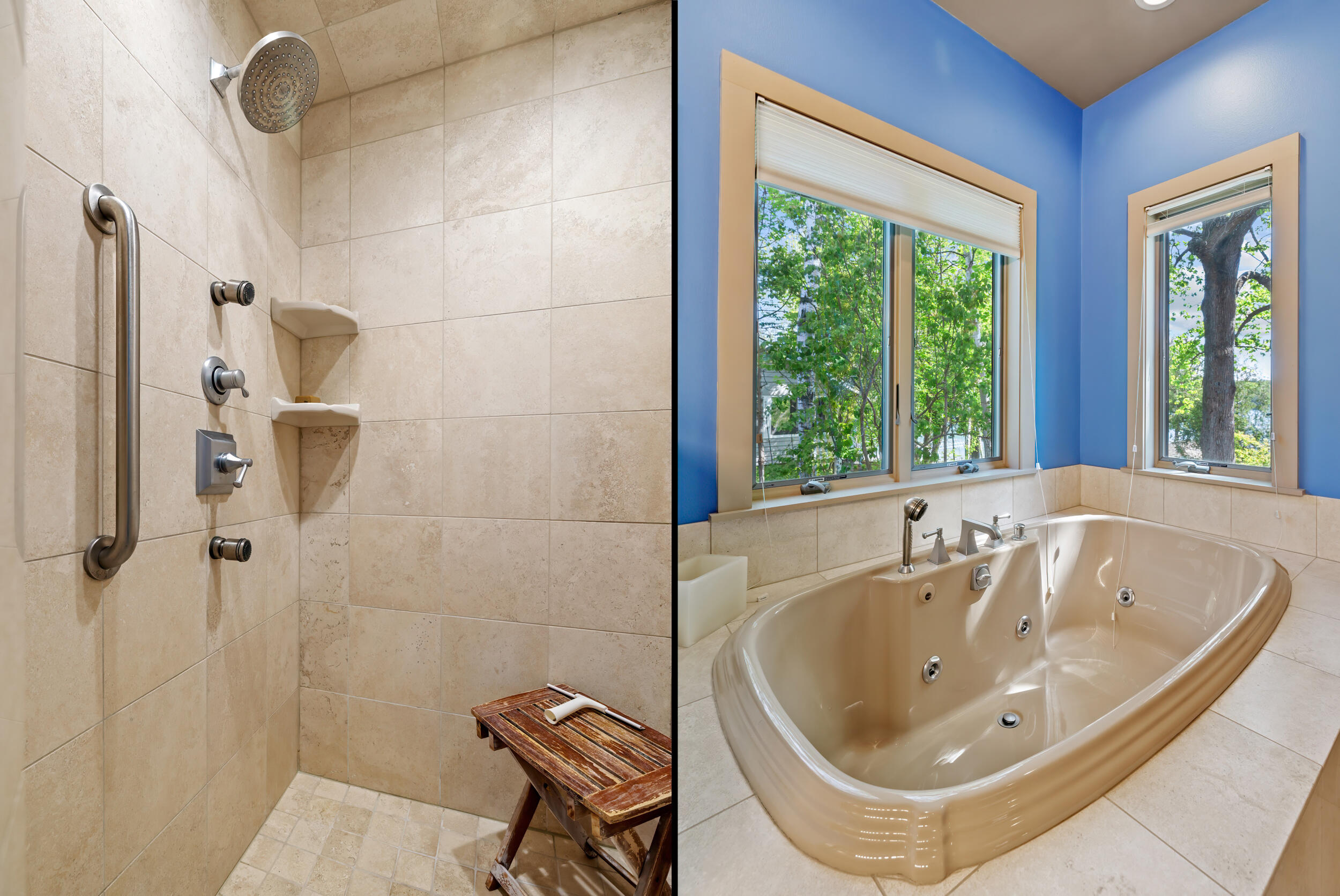 N7951 Lakeside Park Road Rhine, WI 53020 - Photo 23 of 74 Soaking tub in primary bath
