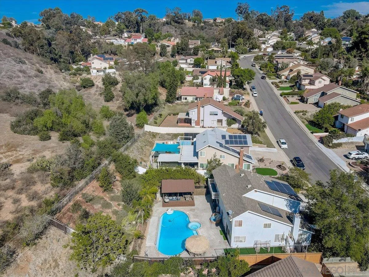 4094 Tambor Road San Diego, CA 92124 - Photo 46 of 49 an aerial view of residential houses with outdoor space and street view