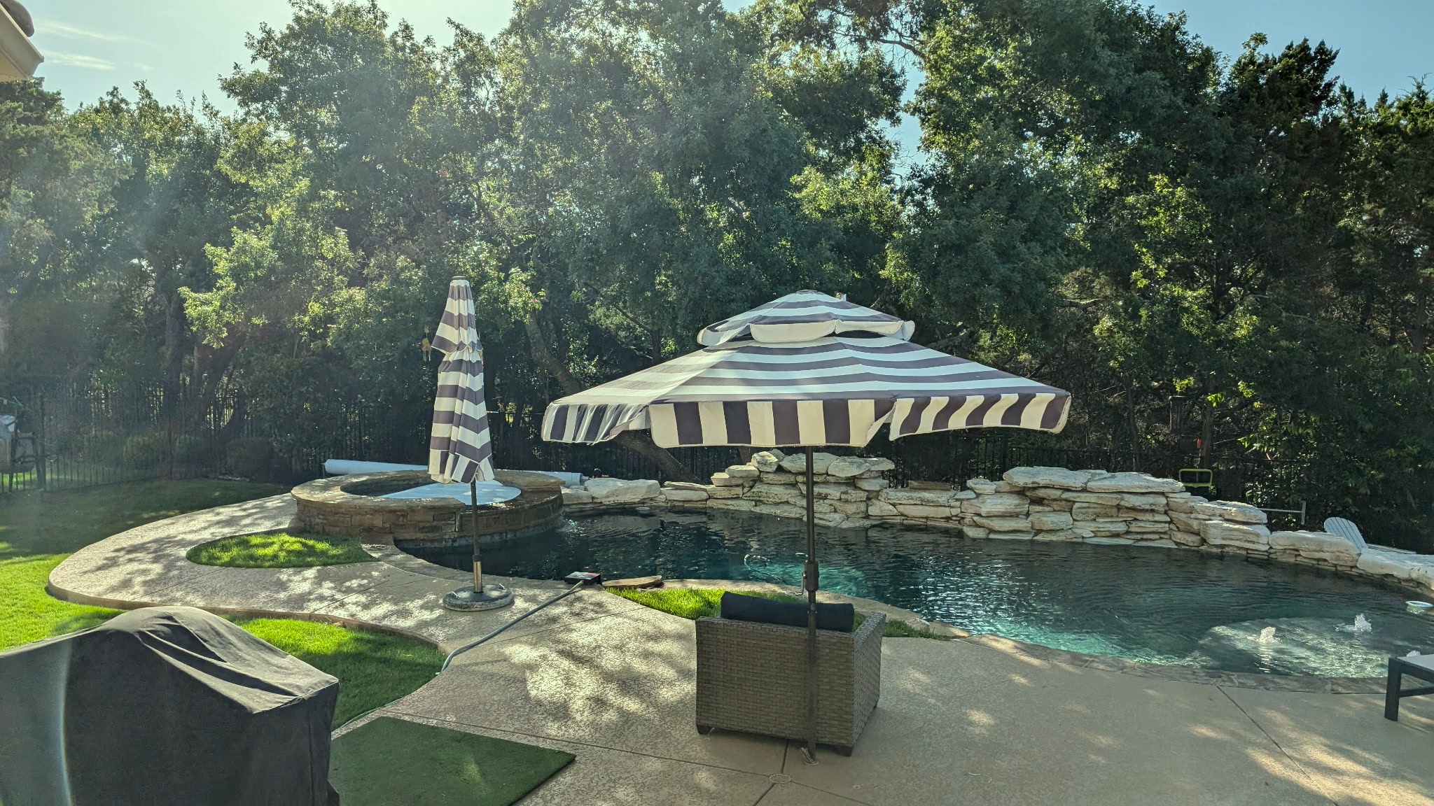 4205 Vail Divide Bee Cave, TX 78738 - Photo 25 of 28 Outdoor pool featuring a patio area on one side and view green space backing the property