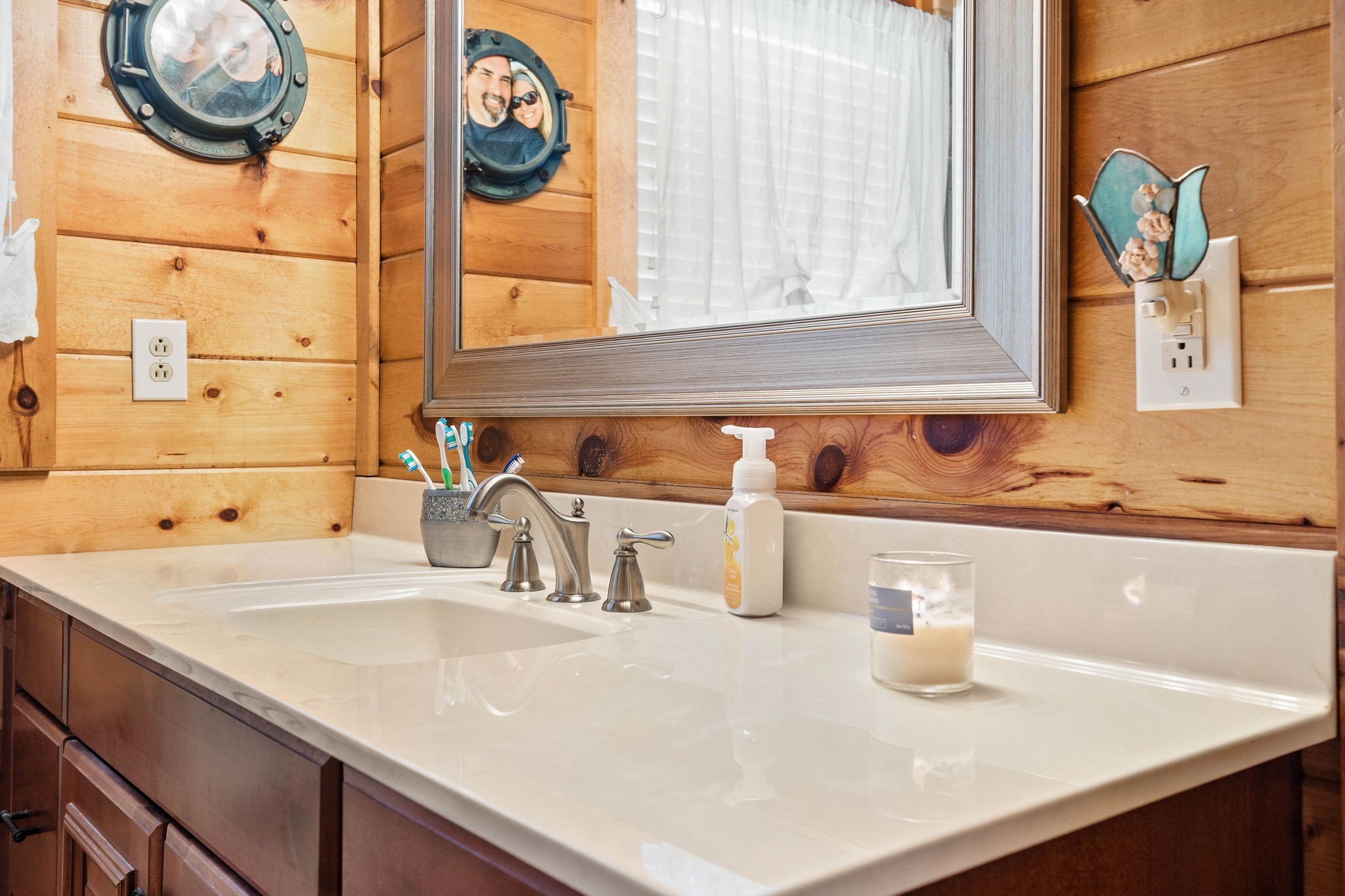 2301 Turner Road Watertown, TN 37184 - Photo 34 of 65 a bathroom with a sink and a mirror