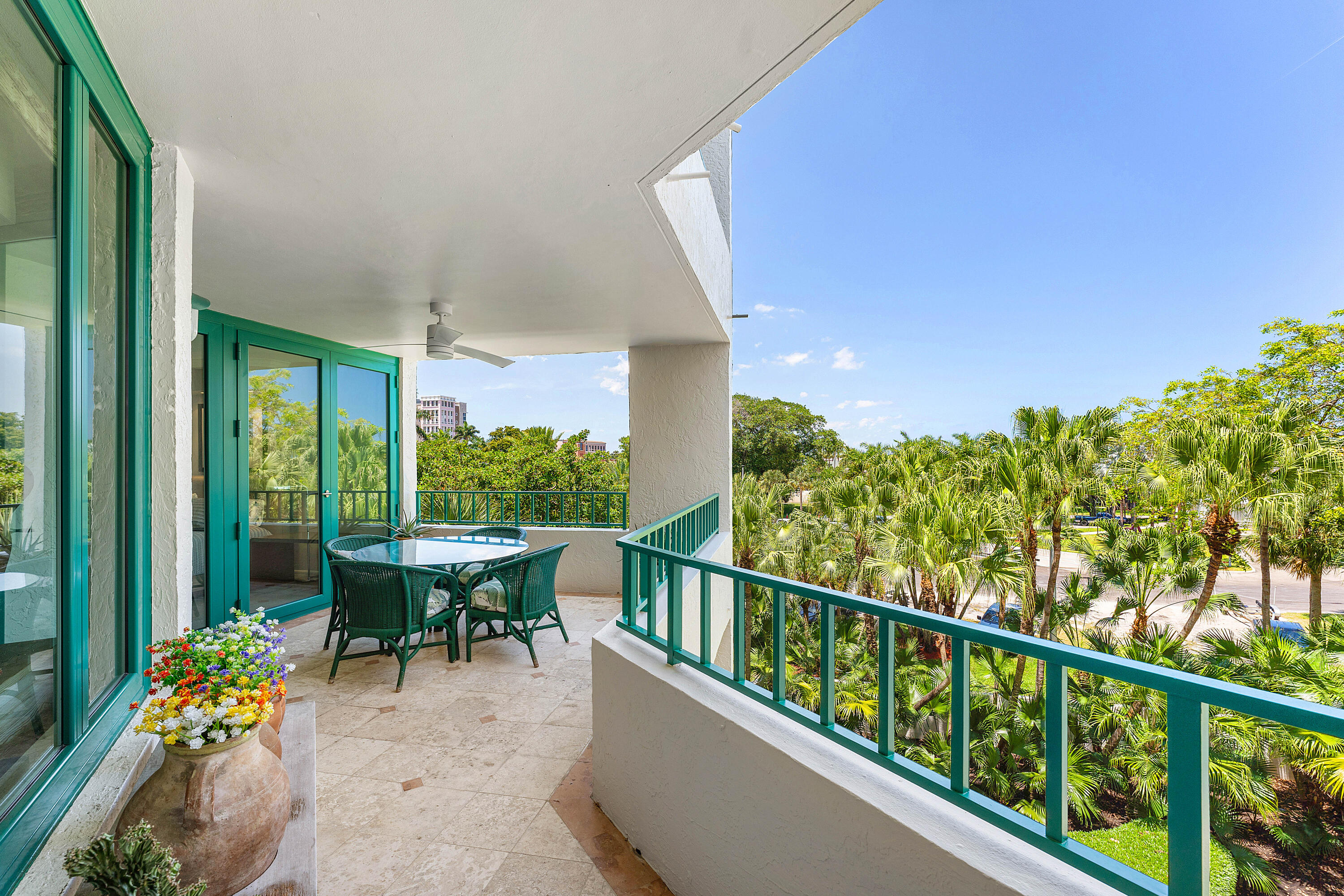 100 Southeast 5th Avenue, Unit 410 Boca Raton, FL 33432 - Photo 42 of 63 a view of a balcony with chairs