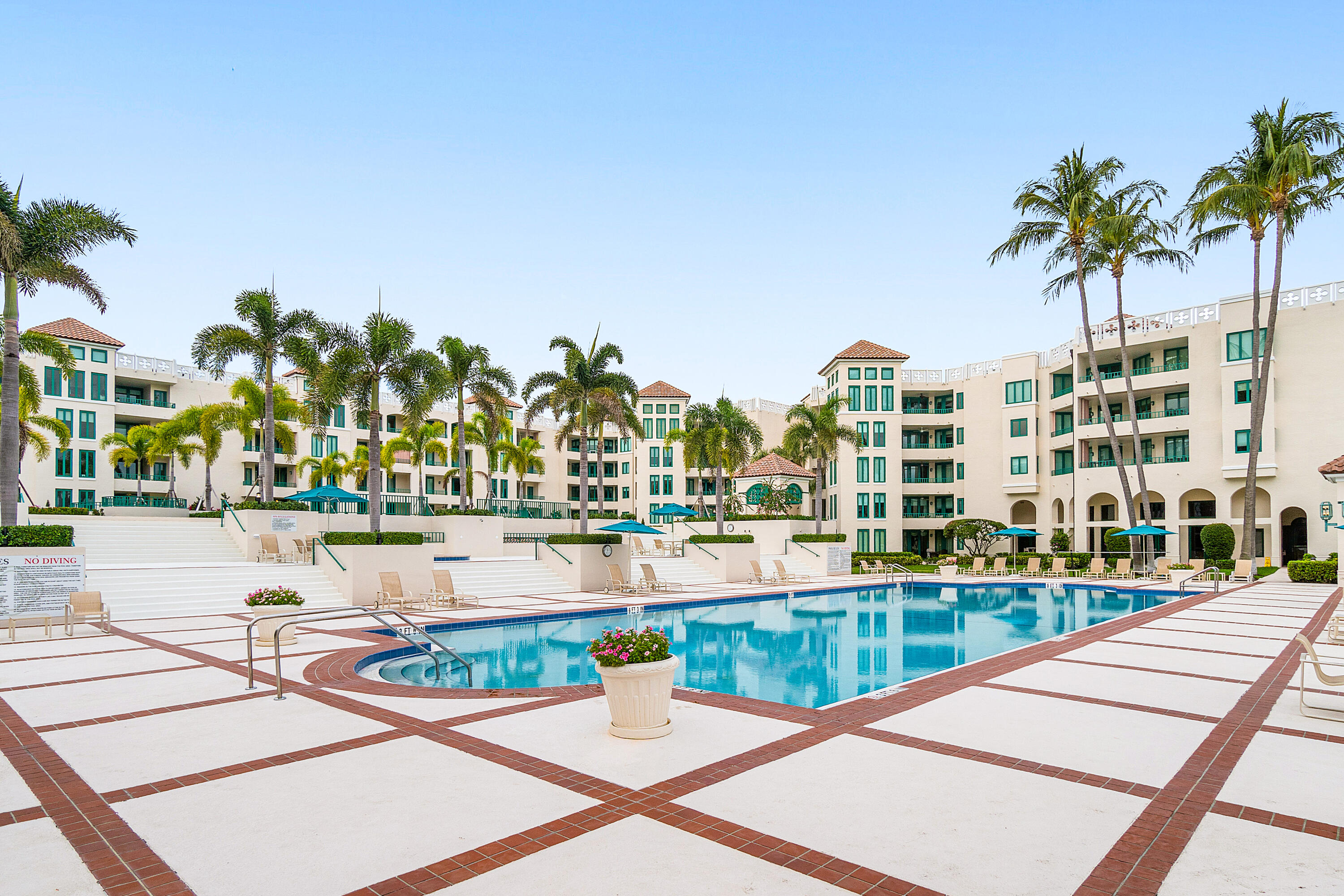 100 Southeast 5th Avenue, Unit 410 Boca Raton, FL 33432 - Photo 55 of 63 a view of swimming pool with outdoor seating and city view