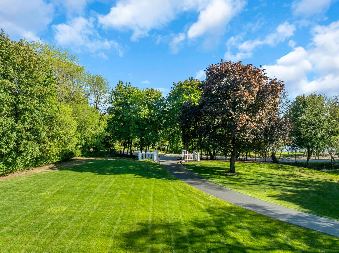 32 Otis Road Barrington Hills, IL 60010 - Photo 3 of 48 a view of a park with big trees