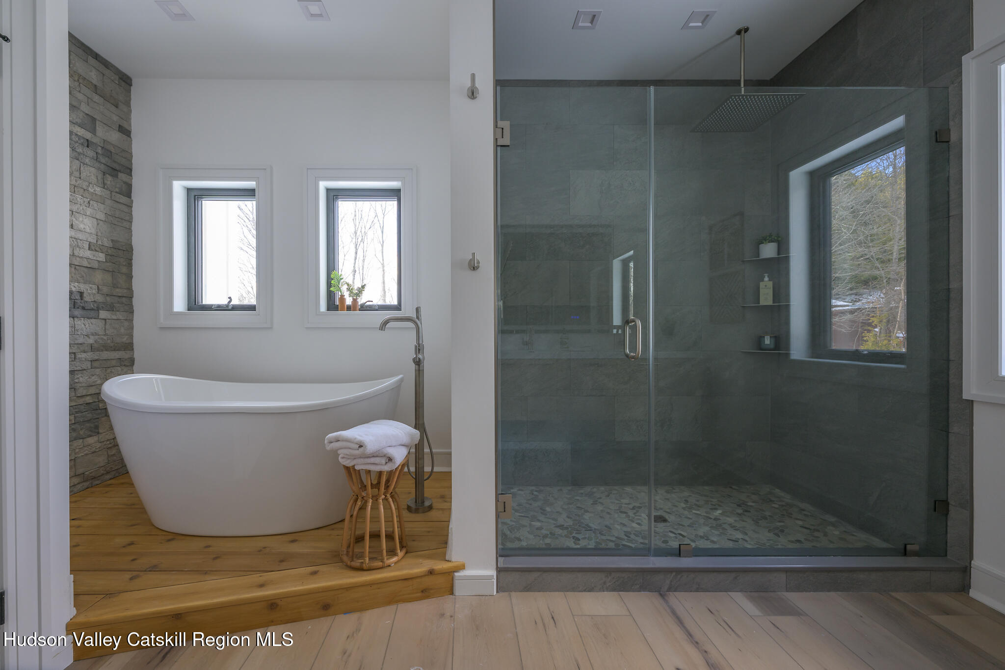 305 Mitchell Hollow Road Windham, NY 12496 - Photo 18 of 39 a bathroom with a bathtub and shower