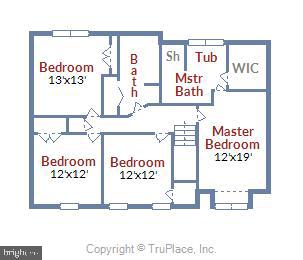 1113 Red Harvest Road Gambrills, MD 21054 - Photo 34 of 35 Upper Level Floor Plan