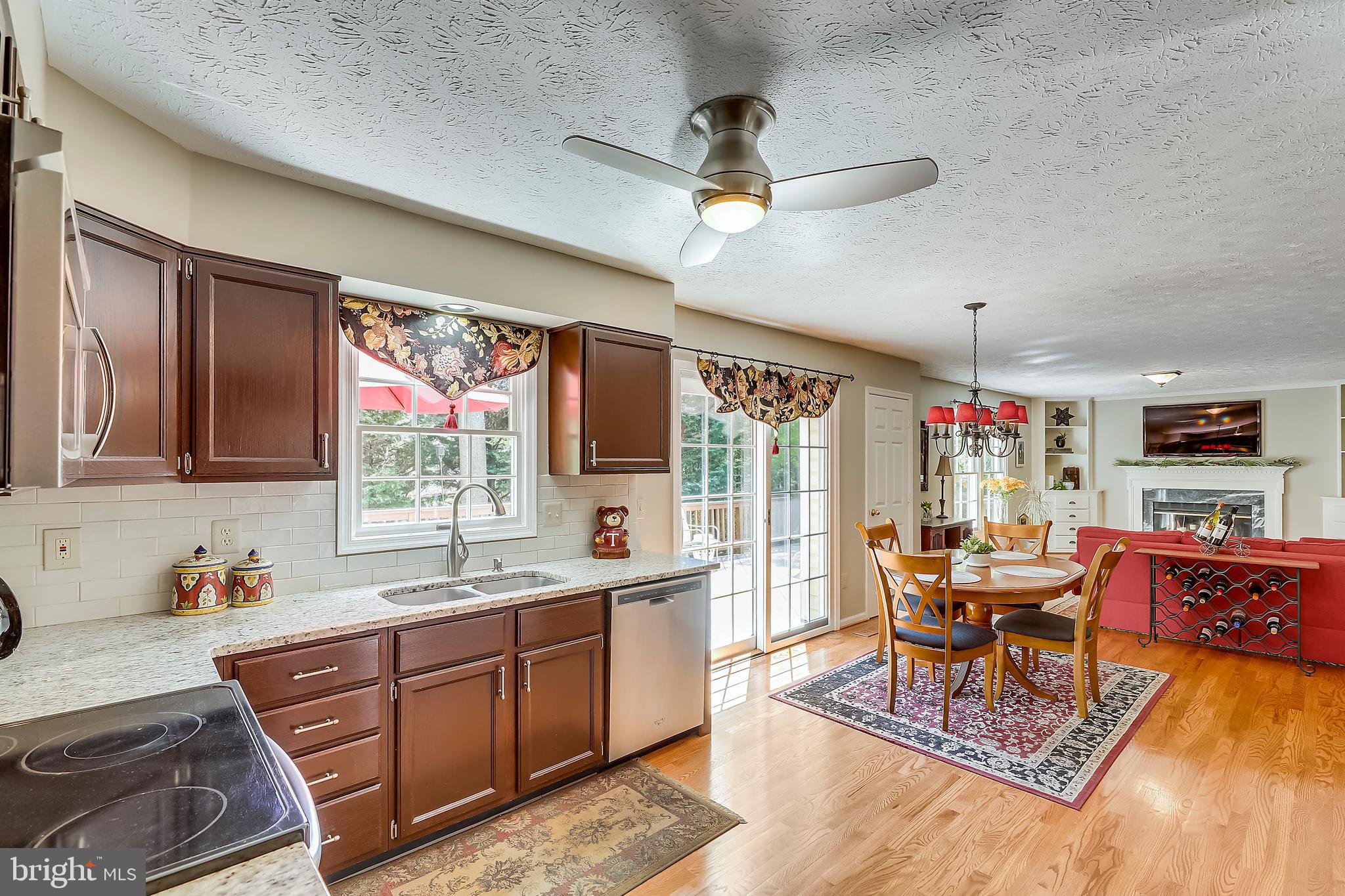 Kitchen is open to the Dining Area & Family Room