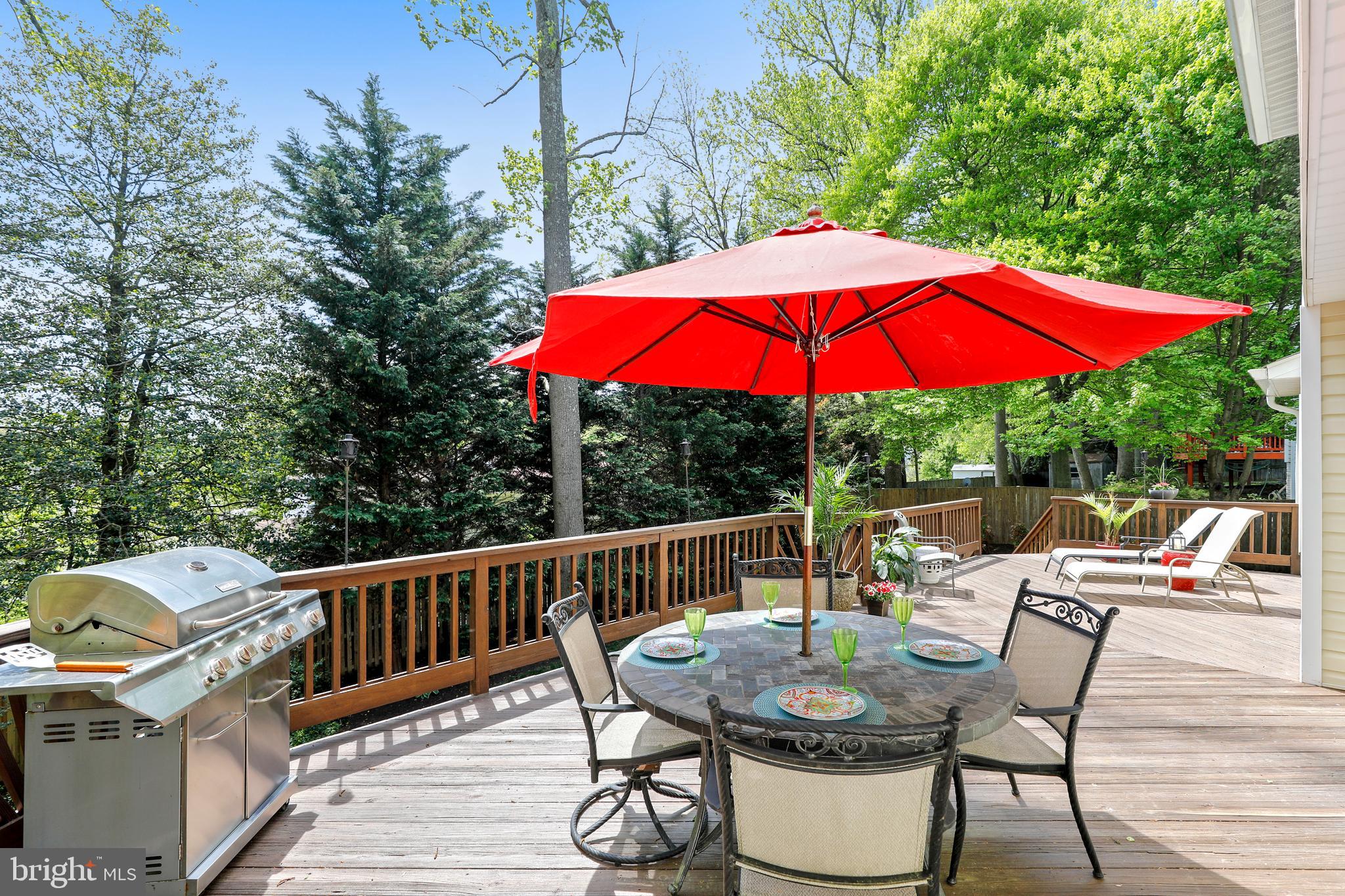 1113 Red Harvest Road Gambrills, MD 21054 - Photo 10 of 35 Private Upper Deck off the Main Level