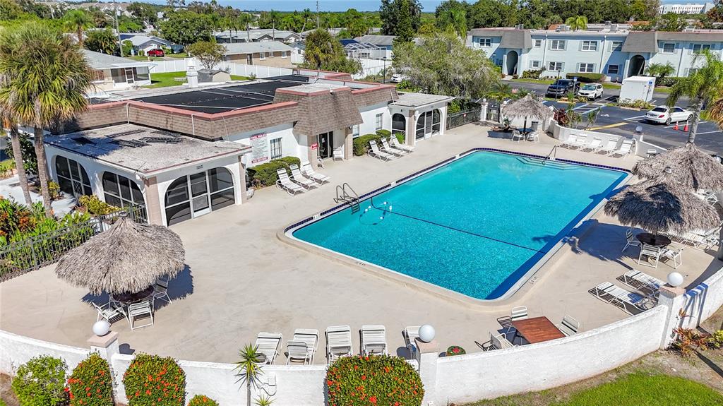 379 South McMullen Booth Road, Unit 76 Clearwater, FL 33759 - Photo 38 of 39 an aerial view of a house with outdoor space patio and ocean view