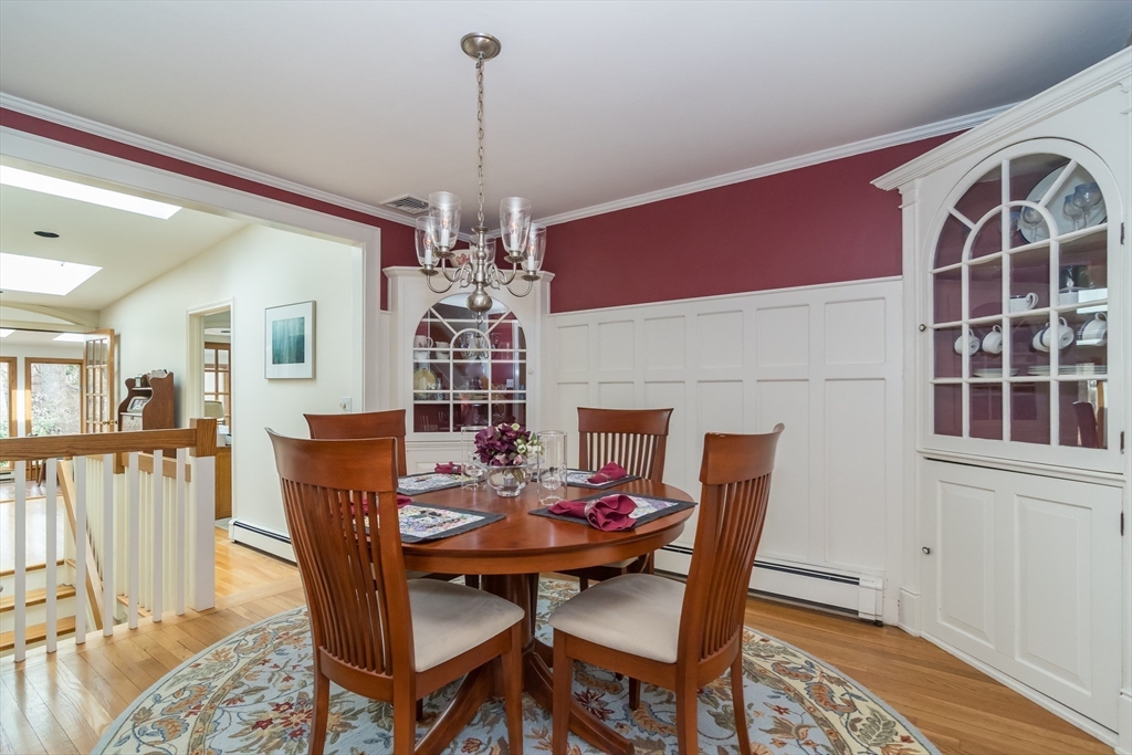 77 Parker Road Wellesley, MA 02482 - Photo 8 of 19 a view of a dining room with furniture window and wooden floor