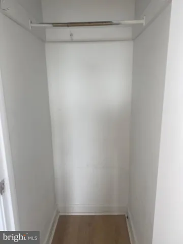 a storage room with washer and dryer