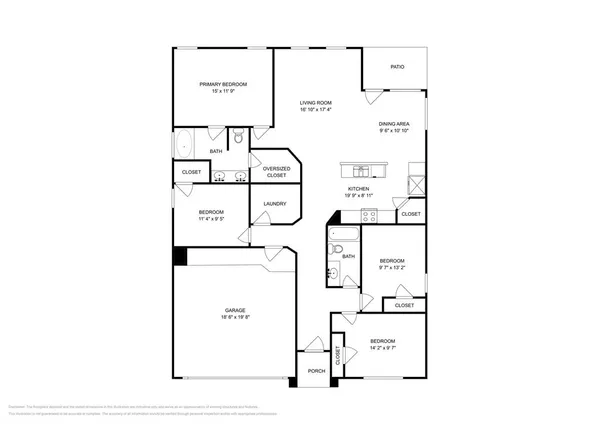 a picture of a floor plan