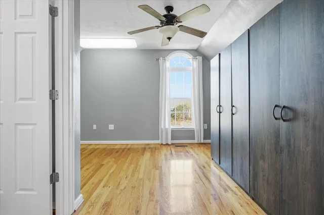 a view of a golf course with a lake