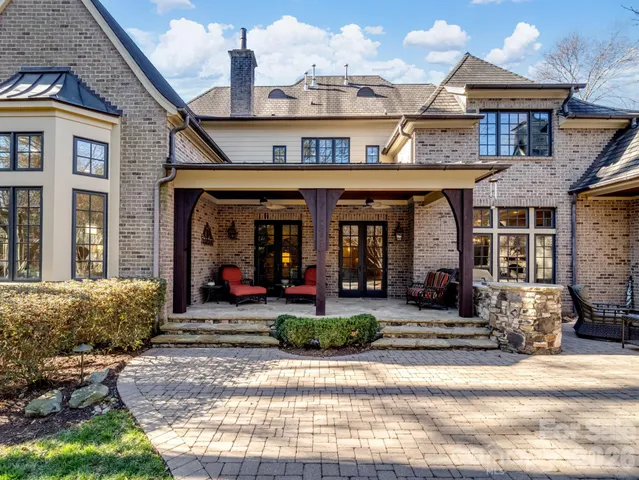 a view of a building with a outdoor space