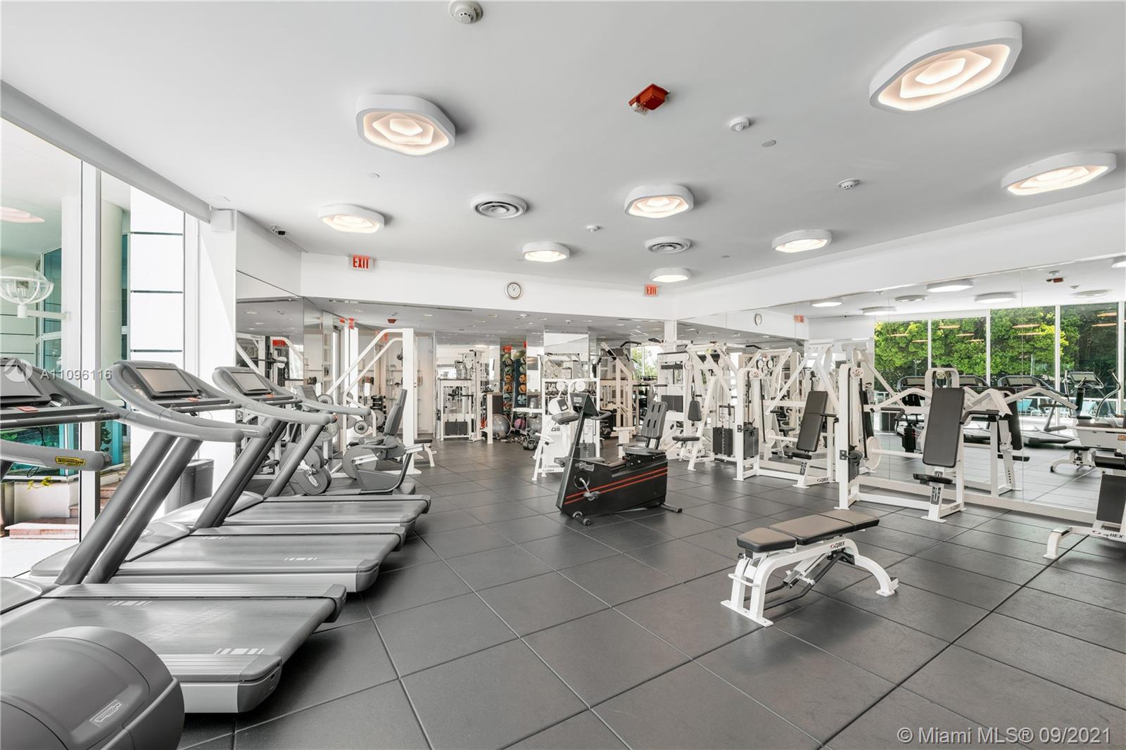 2127 Brickell Avenue, Unit 1602 Miami, FL 33129 - Photo 34 of 40 a view of a room with gym equipment