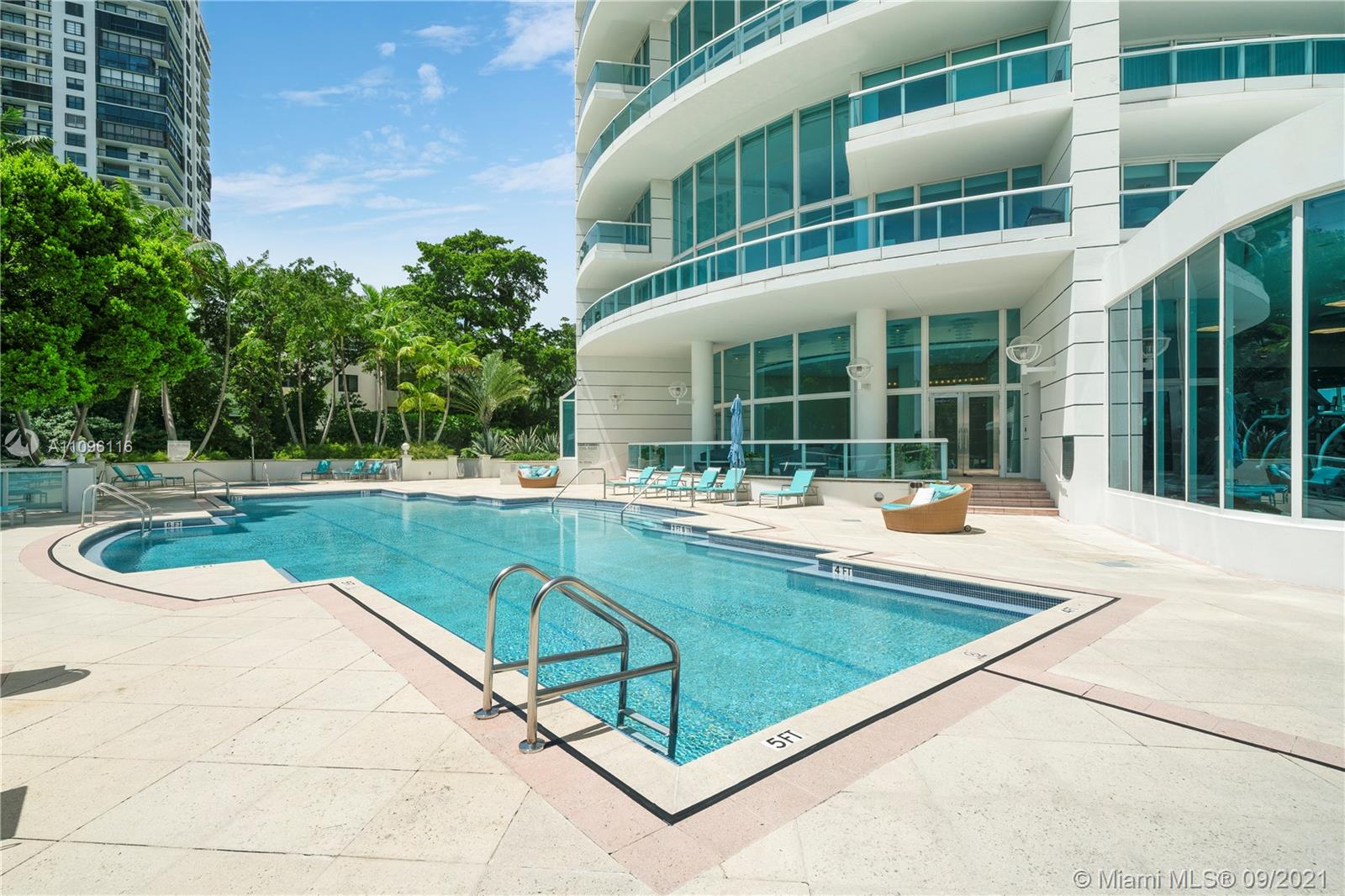 2127 Brickell Avenue, Unit 1602 Miami, FL 33129 - Photo 37 of 40 a view of swimming pool with a lounge chair