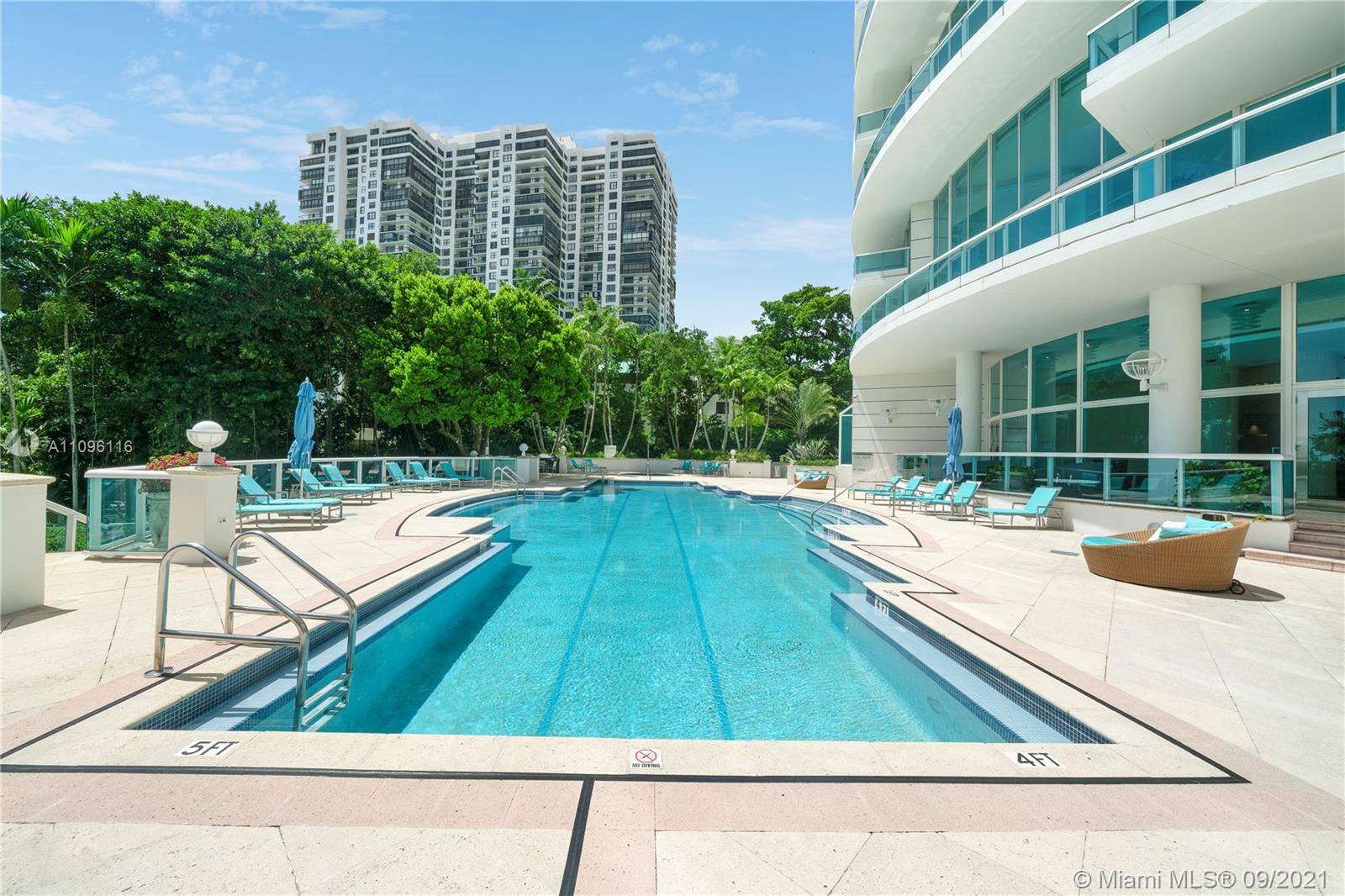 2127 Brickell Avenue, Unit 1602 Miami, FL 33129 - Photo 39 of 40 a view of swimming pool from a balcony