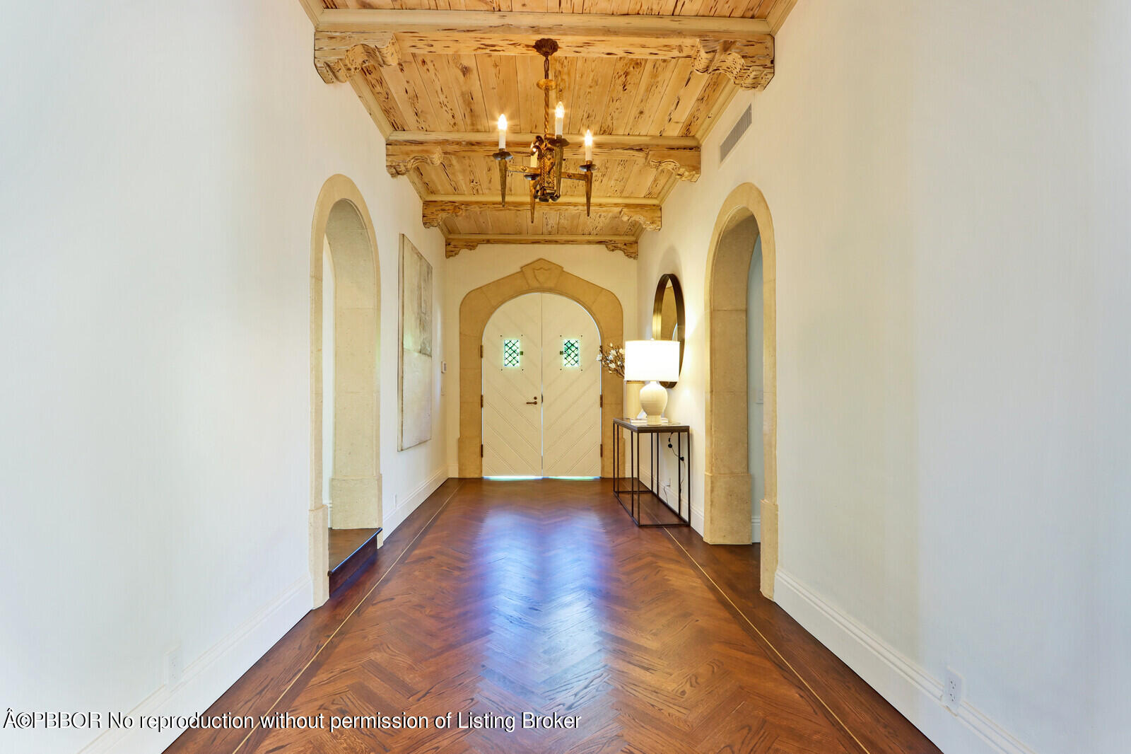 210 Via Del Mar Palm Beach, FL 33480 - Photo 5 of 85 a view of a hallway with wooden floor