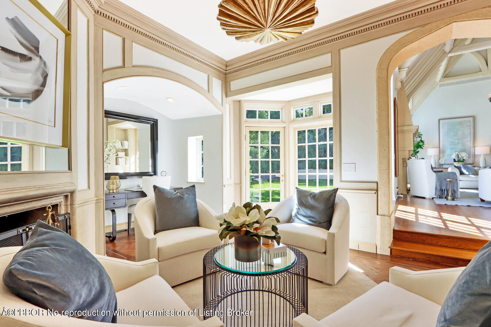 210 Via Del Mar Palm Beach, FL 33480 - Photo 10 of 85 a living room with furniture and a large window