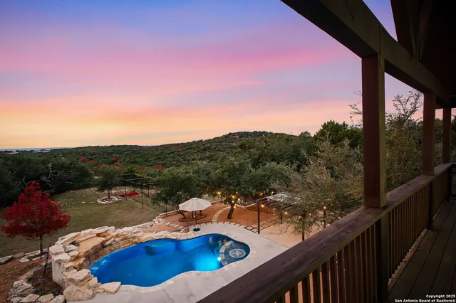 a view of a lot of a lake from a balcony