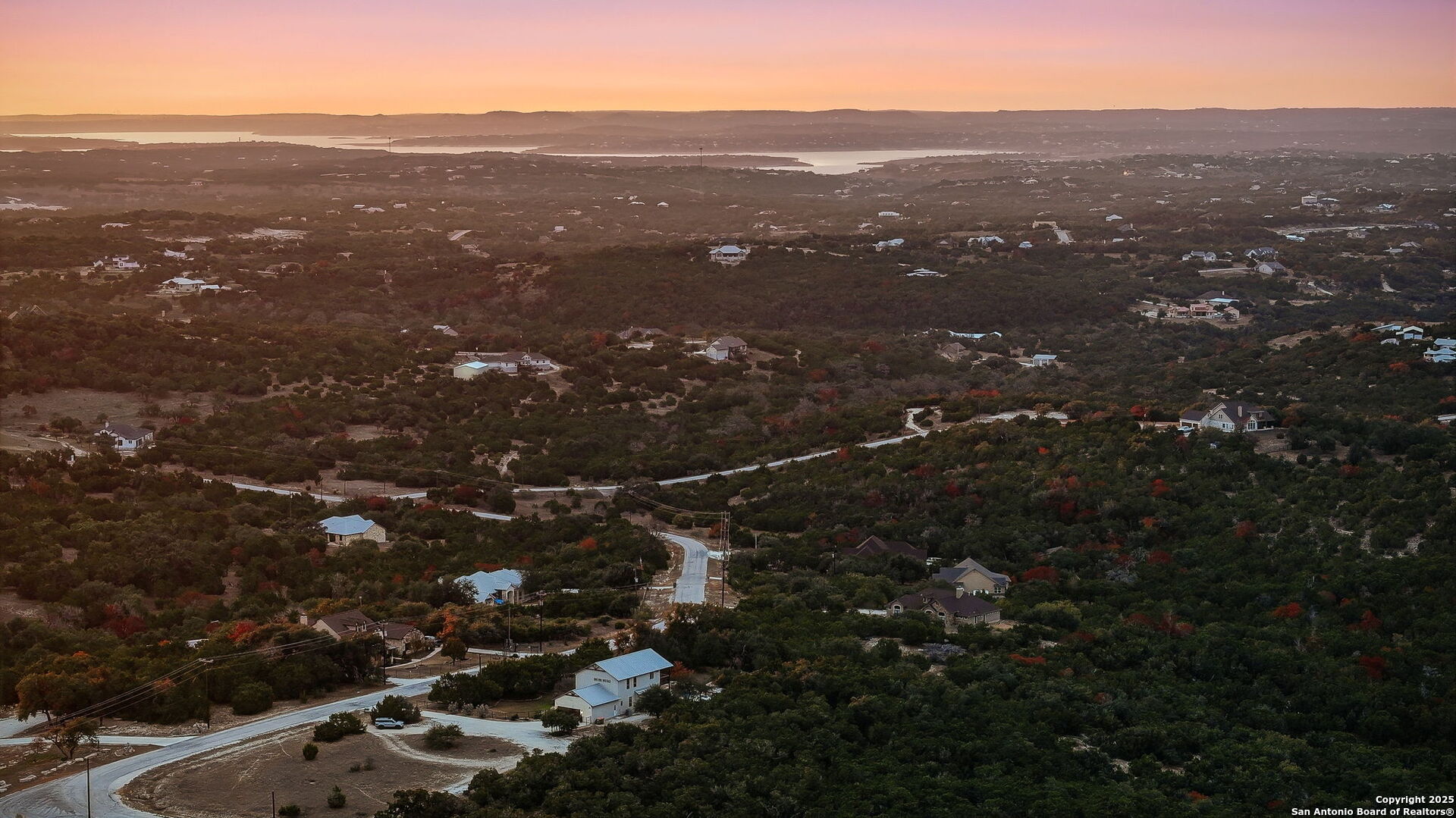 1275 Mystic Breeze Spring Branch, TX 78070 - Photo 40 of 50 an aerial view of residential house with parking space
