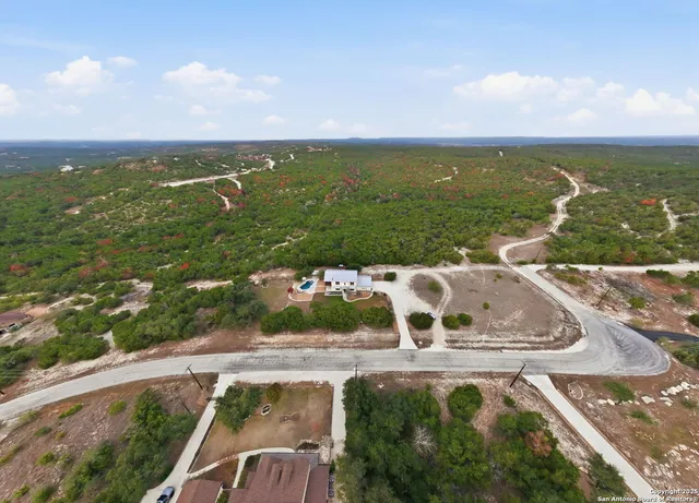 a view of a city from a terrace