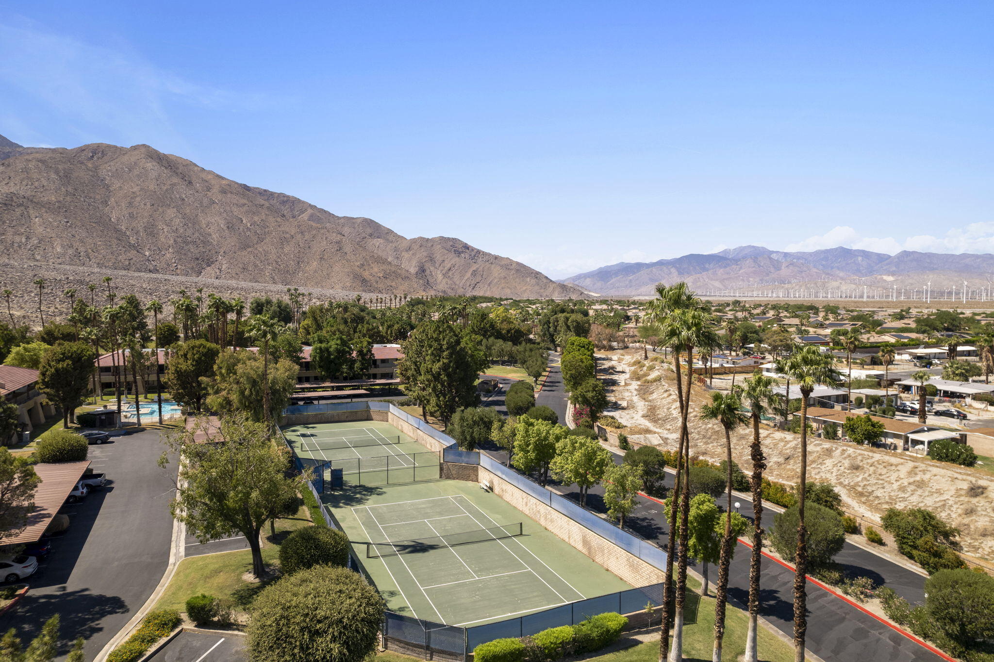 2860 North Los Felices Road, Unit 214 Palm Springs, CA 92262 - Photo 23 of 26 a view of a city with mountains
