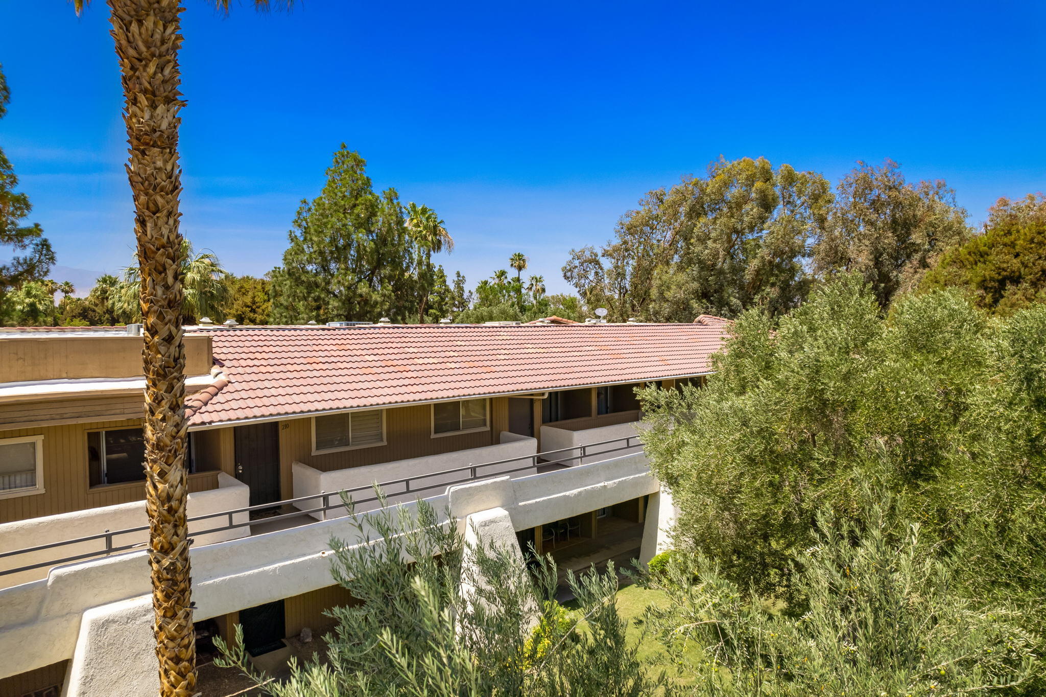 2860 North Los Felices Road, Unit 214 Palm Springs, CA 92262 - Photo 3 of 26 a view of a house with a yard