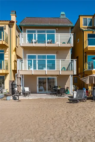 a front view of a building with street