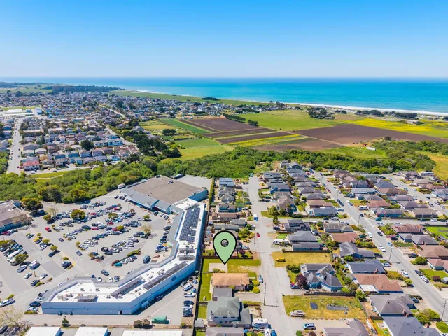 a view of city and ocean