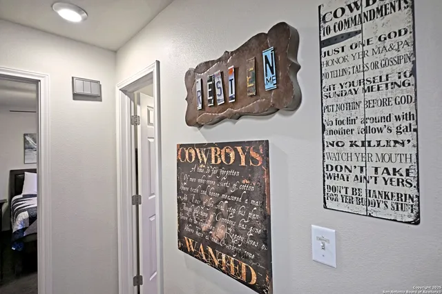 a front view of a house with windows