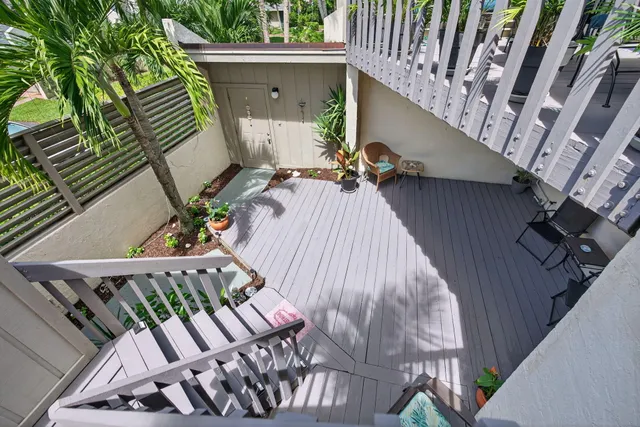 a view of outdoor space with seating space