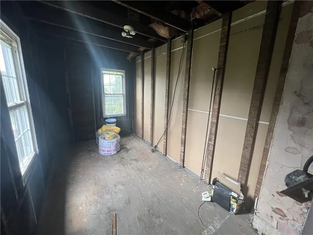 a view of empty room