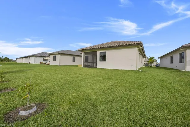 a house view with a garden space