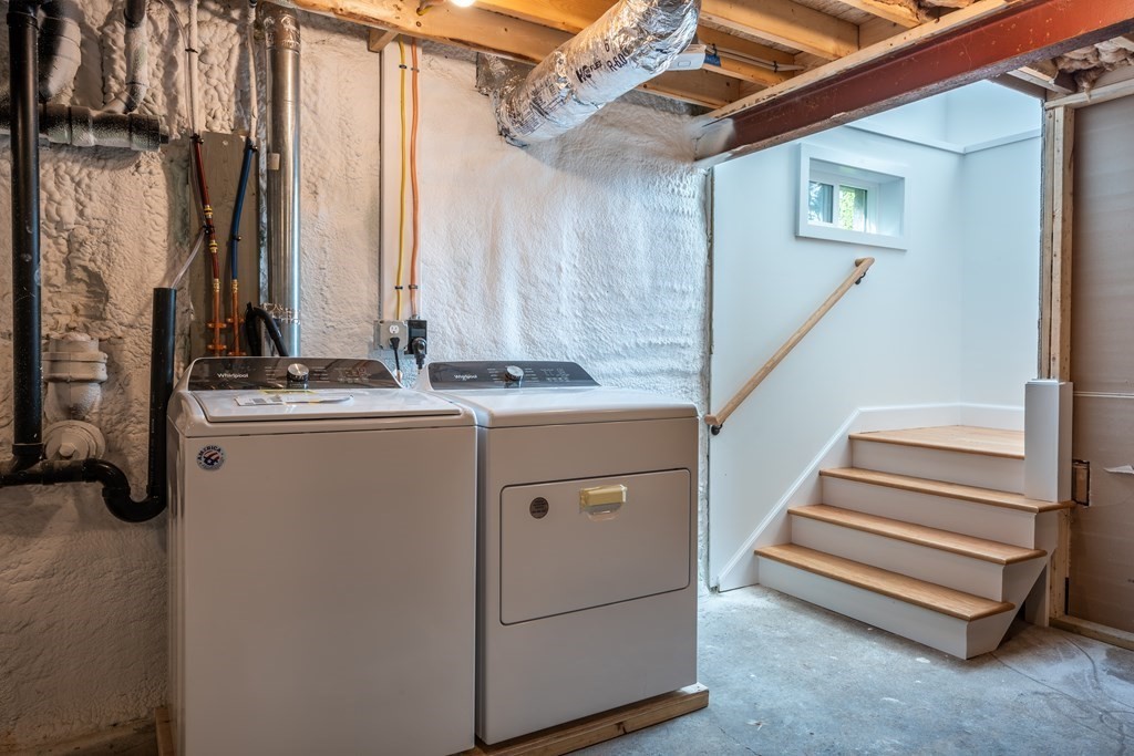 90 Memorial Drive Amherst, MA 01002 - Photo 34 of 38 a utility room with dryer and washer
