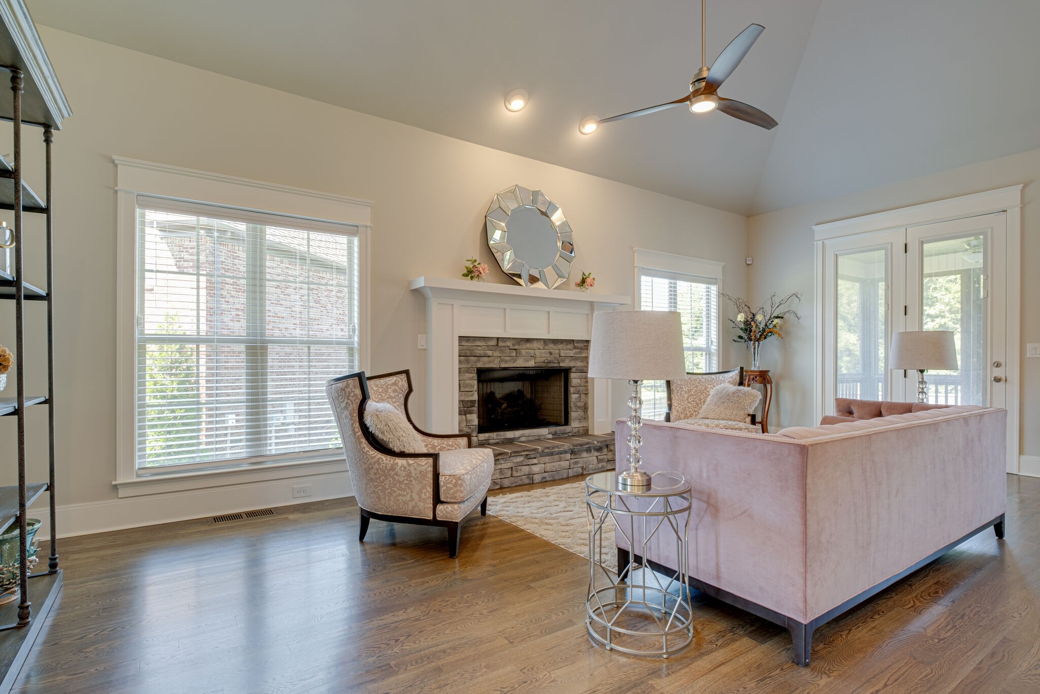 2002 Beechhaven Cir Mount Mount Juliet, TN 37122 - Photo 23 of 57 a living room with furniture and a fireplace