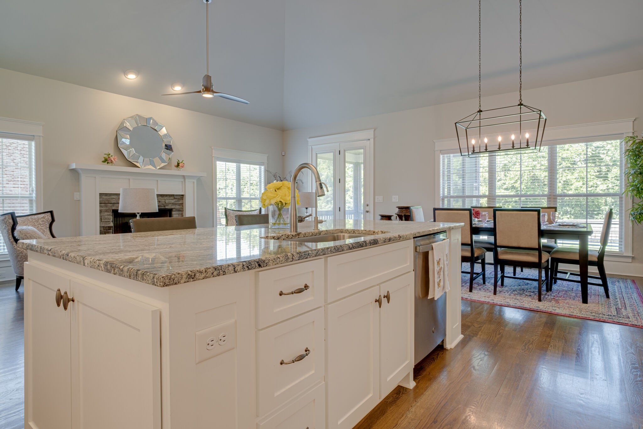 2002 Beechhaven Cir Mount Mount Juliet, TN 37122 - Photo 31 of 57 a kitchen with center island table and chairs