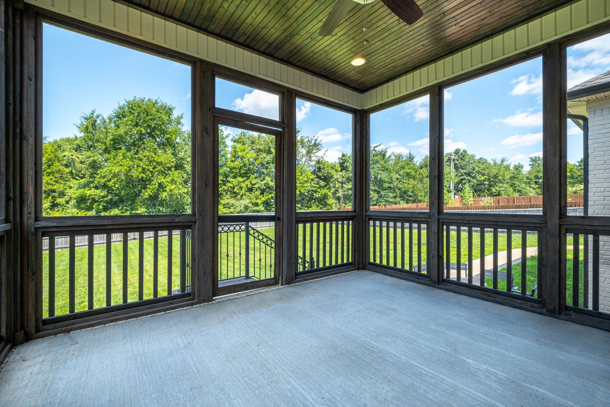 2002 Beechhaven Cir Mount Mount Juliet, TN 37122 - Photo 57 of 57 a view of a large room with large windows and wooden roof