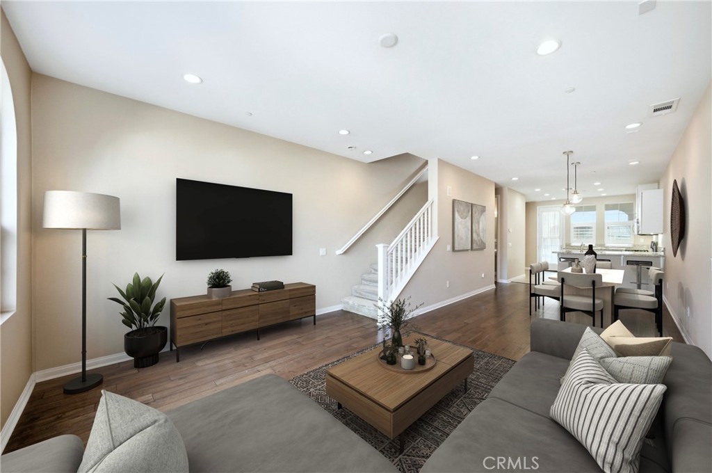 810 East Promenade, Unit C Azusa, CA 91702 - Photo 2 of 35 Living Room Virtually Staged