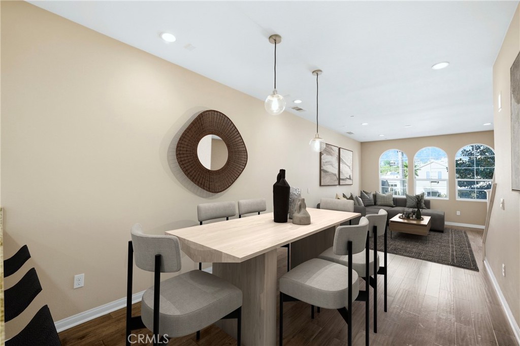 810 East Promenade, Unit C Azusa, CA 91702 - Photo 4 of 35 Dining Room Virtually Staged