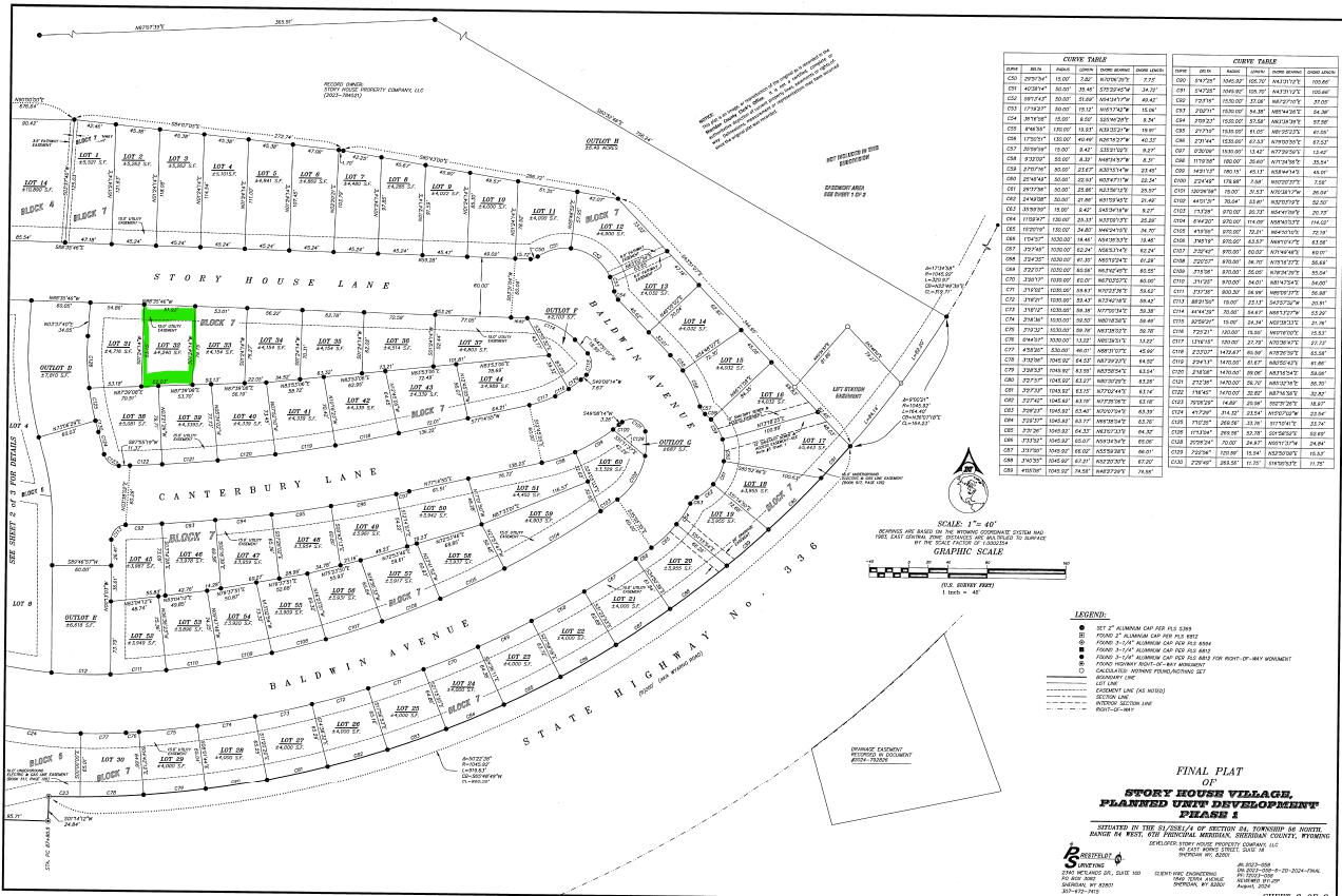 Lane Sheridan, WY 82801 - Photo 62 of 62 Block 7 Lot 32