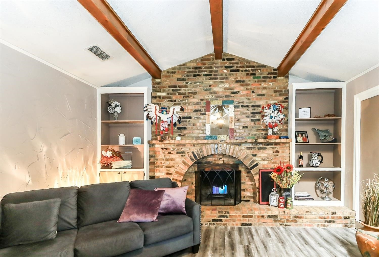 4825 73rd Street Lubbock, TX 79424 - Photo 6 of 10 Fireplace with Built-Ins