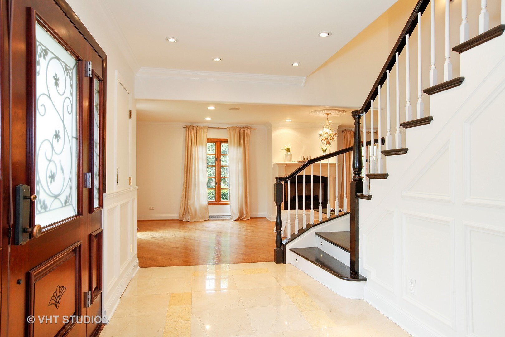 39 Mockingbird Lane Oak Brook, IL 60523 - Photo 41 of 45 a view of entryway with wooden floor and stairs