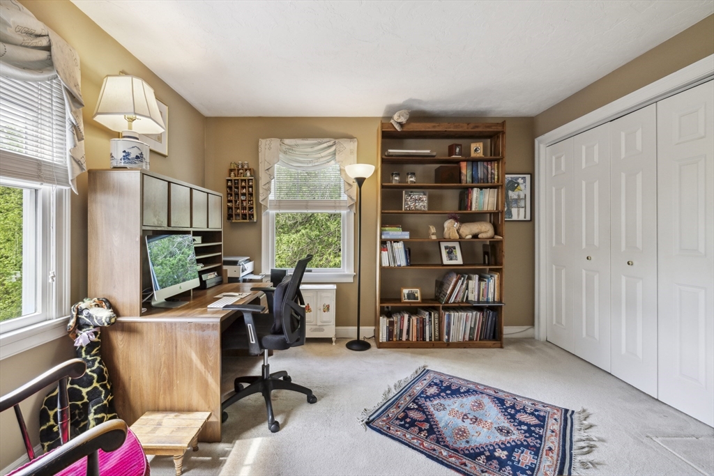 38 Lincoln Street Lexington, MA 02421 - Photo 23 of 38 a view of a workspace with furniture and a window