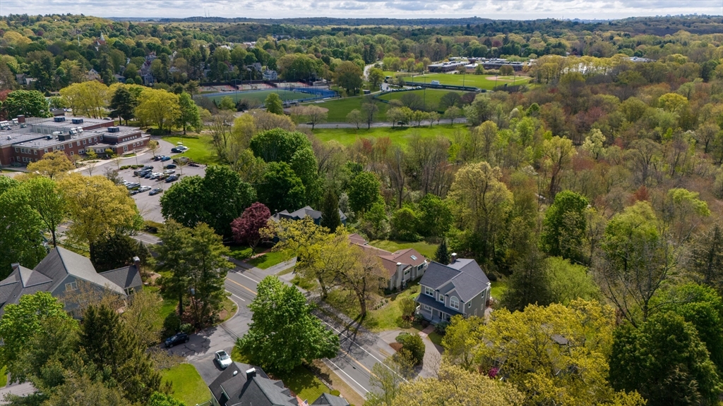 38 Lincoln Street Lexington, MA 02421 - Photo 36 of 38 an aerial view of residential houses with outdoor space and lake view