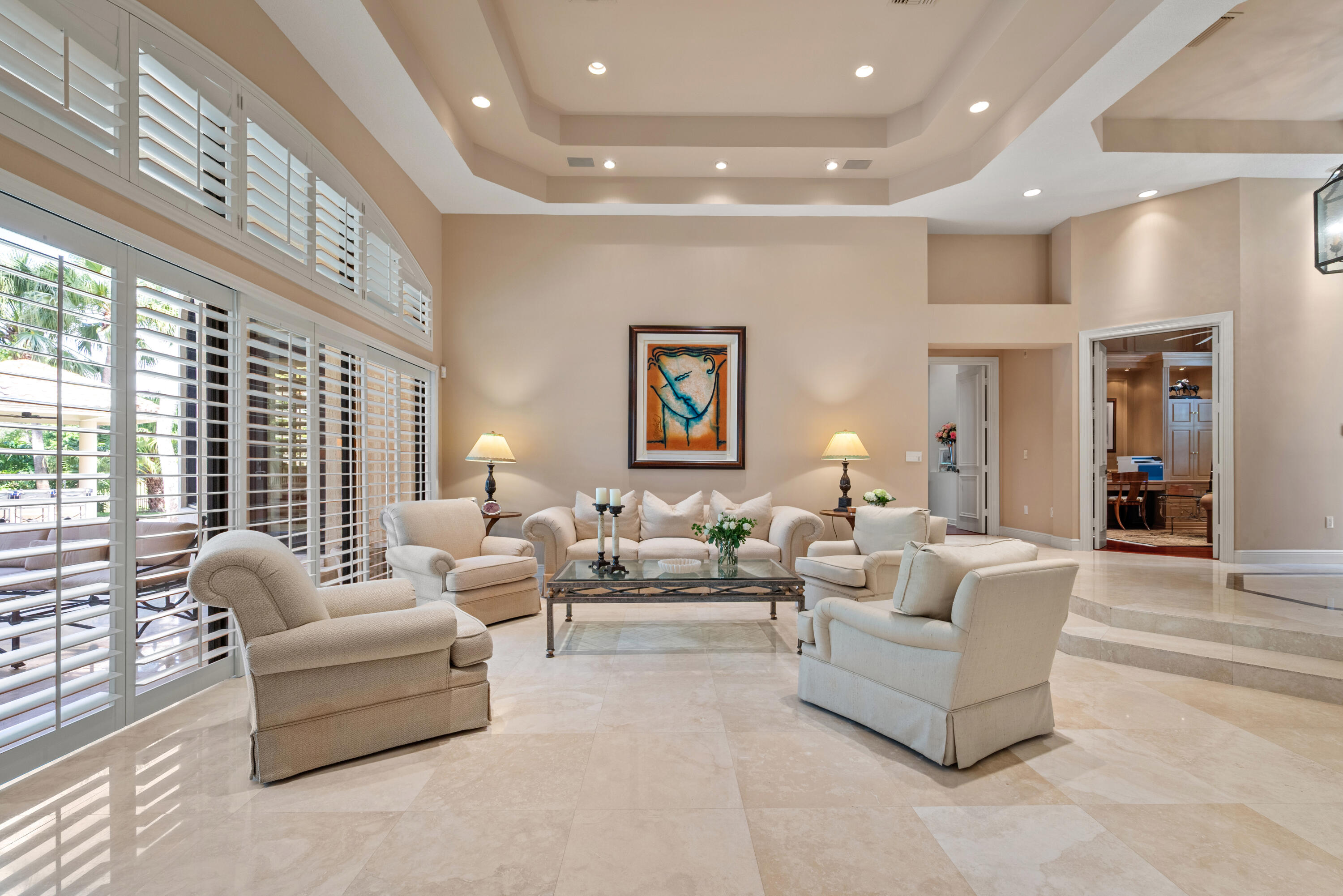18800 Long Lake Drive Boca Raton, FL 33496 - Photo 9 of 60 a living room with furniture and a large window