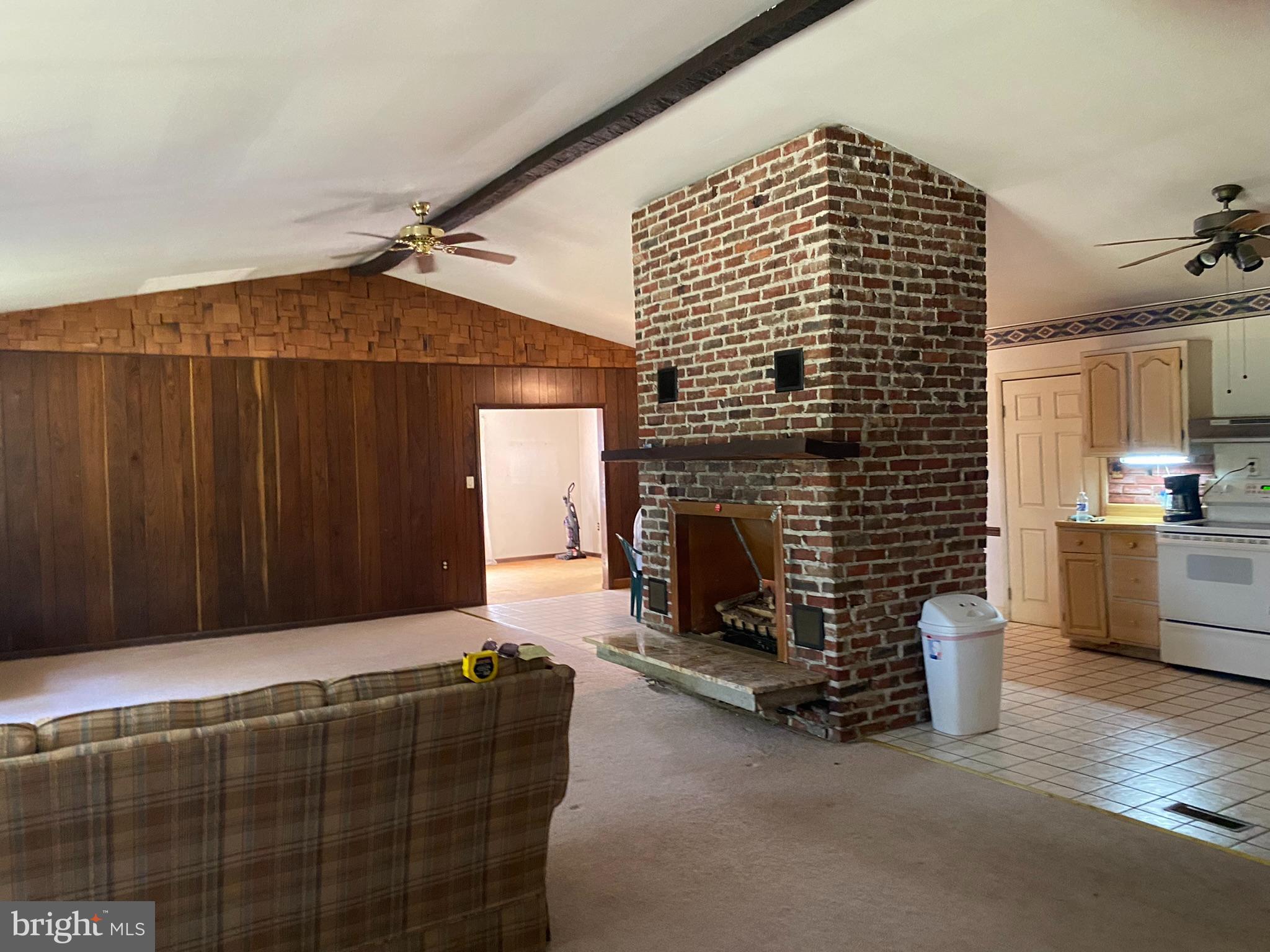 33439 Dagsboro Road Parsonsburg, MD 21849 - Photo 3 of 20 huge living room with stone fireplace