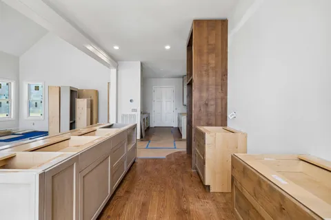 a room with storage and utility